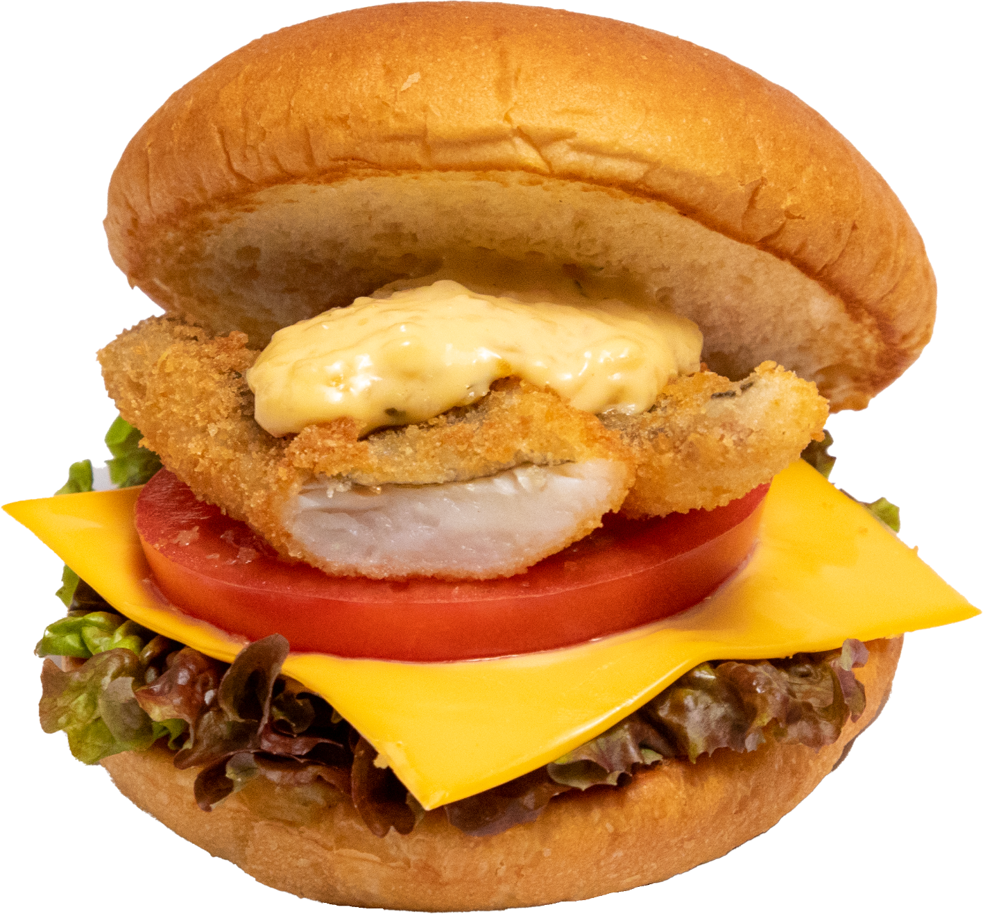 越前カレイフィッシュバーガー